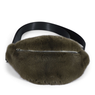 COSY CONCEPT FUR BUMBAG MINK ARMY