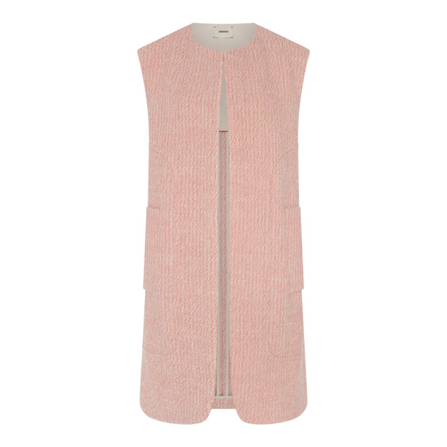 ODEEH ULD BOUCLE VEST ROSA