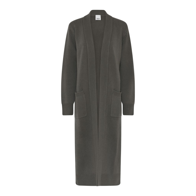 ALLUDE LANG CARDIGAN ARMY